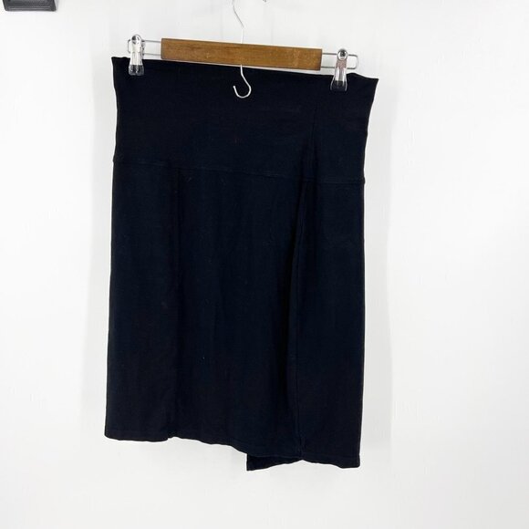 ✅ Athleta Seaside Fold Over Asymmetric Black Skirt S OUTDOOR WORKOUT YOGA - Picture 4 of 7